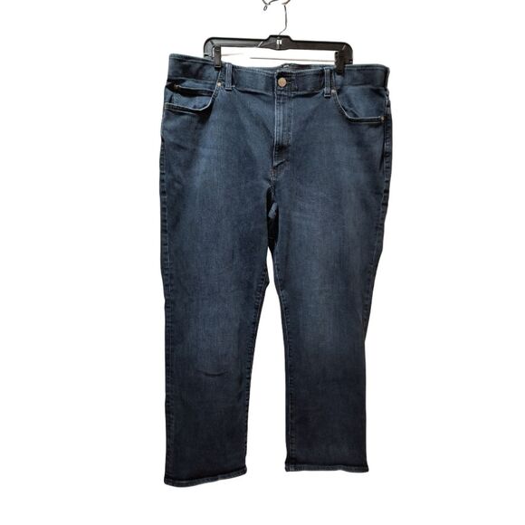 Lee Extreme Motion MVP Relaxed Fit Straight Jeans Men’s 46x30 Blue Stretch Denim - Picture 1 of 5